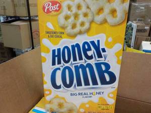 lot 368 image: 12 - 12.5 oz Boxes Post Honey Comb ...