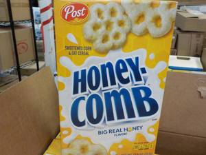 lot 369 image: 12 - 12.5 oz Boxes Post Honey Comb ...