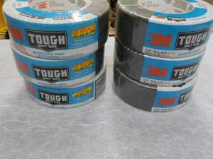 lot 55 image: 6 Rolls 3M Tough Duck Tape 1.88 x 4...