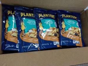 lot 59 image: 12 - 6 oz Bags Planters Tropical Fr...