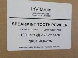 lot 69 image: Box of 100 - 2.75 oz InVitamin Char...