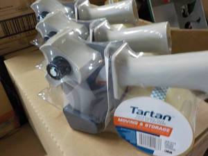 lot 87 image: Set of 3 Tartan Packaging Tape and ...