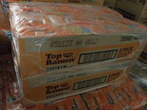 lot 98 image: 2 Cases 6 packs each Top Ramen pas...