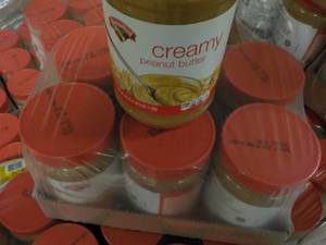 lot 112 image: 6 - 40 oz Hannaford Creamy Peanut B...