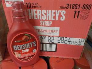lot 116 image: 10 - 22 oz Bottles Hersheys Strawb...
