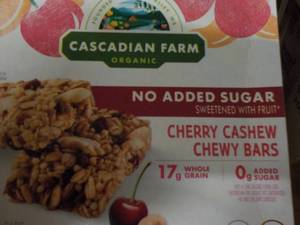 lot 134 image: 6 Ct Box 5 bars each Cascadian Farm...