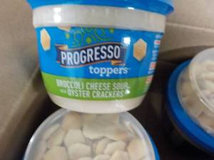 lot 146 image: 6 Progresso Toppers Broccoli Cheese...