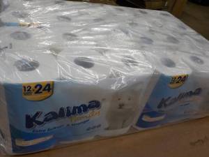lot 388 image: 48 Rolls Kalima 2 Ply Toilet Paper...