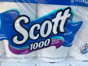 lot 10 image: Scott 1000 Toilet Paper
