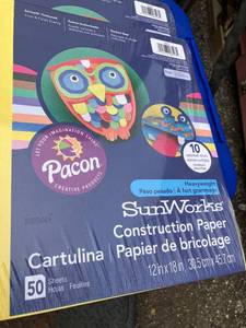 Assorted Color Construction Paper