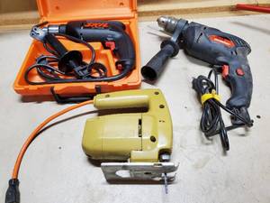 lot 233 image: Two Drills And A Jigsaw
