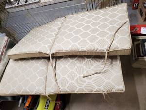 lot 239 image: Two Outdoor Cushions