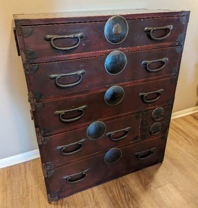 lot 17 image: Old Korean Storage Cabinet