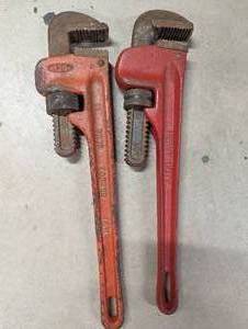 lot 212 image: Two Pipe Wrenches