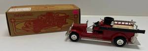 lot 20 image: Vintage  Ertl Collectibles 1926 Seagrave  Fire Truck  Die-Cast Bank Red