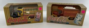lot 39 image: Two 1994 Ertl Collectibles ( Coca- Cola ) Die- Cast Metal Banks&nbsp