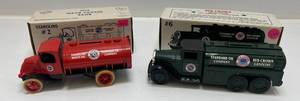 lot 66 image: Two Ertl Collectibles Die-Cast Metal Banks&nbsp 1 1989 ( Stanlind White Oil &amp Standard Oil Company ) 1926 Mack Tanker 1 1992 ( Standard Oil &amp Red Crown Gasoline ) Limited Editon 1930 Diamond T Tanker