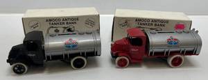 lot 71 image: Two Ertl Collectibles Die-Cast Metal Banks ( AMOCO ) Tankers