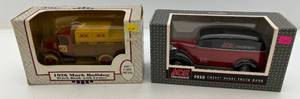 lot 106 image: Two Ertl Collectibles Die-Cast Metal Banks 1 1989  ( Ace Hardware ) 1926 Mack Bulldog Truck 11996 ( Ace Hardware )  1936 Chevy Panel Truck