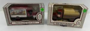 lot 136 image: Two Ertl Collectibles Die-Cast Metal Banks 1 1989 ( TSC Tractor Supply Company ) 1926 Mack Bulldog Truck 1 1993 ( TSC Tractor Supply Company ) 1925 Delivery Truck