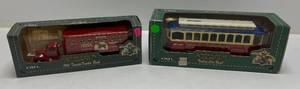 lot 147 image: Two Ertl Collectibles Die-Cast Metal Banks 1 1993  ( Anheuser Busch ) 1941 Tractor Trailer 1 1994 ( Anheuser Busch ) Trolley Car