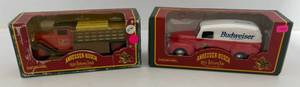 lot 151 image: Two Ertl Collectibles Die-Cast Metal Banks 1 1995 ( Anheuser Busch ) 1930 Delivery Truck 1 1995 ( Anheuser Busch ) 1951 Delivery Van