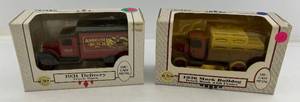 lot 154 image: Two Ertl Collectibles Die-Cast Metal Banks 1 1989 ( Anheuser Busch ) 1926 Mack Bulldog 1 1990 ( Anheuser Busch ) 1931 Delivery