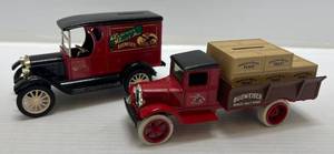 lot 171 image: Two Ertl Collectibles Die-Cast Metal Banks ( No Boxes ) 1  ( Anheuser Busch  Budweiser ) 1923 Delivery Van 1 (  Anheuser Busch Budweiser ) 1931 Hawkeye