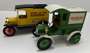 lot 243 image: Ertl Collectibles Die-Cast Metal Banks ( No Boxes ) 1 ( Home Hardware )  1913 Ford Model T 1 ( Winn Dixie ) 1905 Fords First Delivery Car