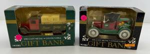 lot 278 image: Two Ertl Collectibles Die-Cast Metal Banks 1 1991 ( Seasons Greetings Gift Bank  ) Ford Model T 1 1993 ( Season Greetings Gift Bank )