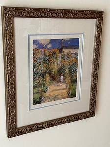 lot 17 image: Beautiful Framed Monet Print - 17.5 x 15 14