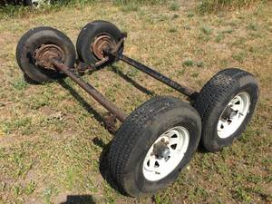 lot 28 image: Tandem Trailer Home Axels