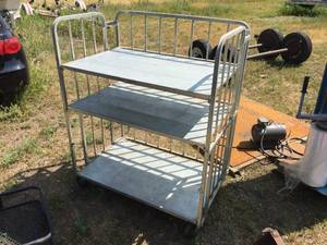 lot 29 image: Cannon Equipment Rolling Material Handling Cart