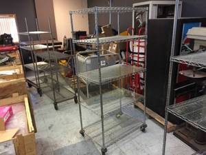 lot 80 image: 36 x 24 Rolling Wire Rack