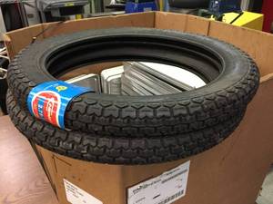 lot 131 image: Cheng-Shin 2.75-17 Cycle-Scooter Tires