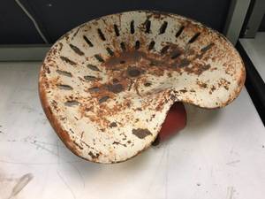 lot 161 image: Vintage Tractor Seat with Bracket
