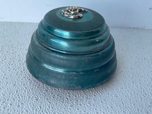 Vintage Powder Puff Music Box