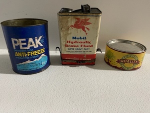 Vintage Metal Cans