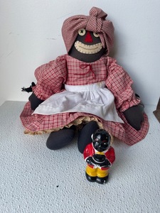 Vintage Doll and SaltPepper Shaker