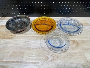 Colored Glass and Pottery