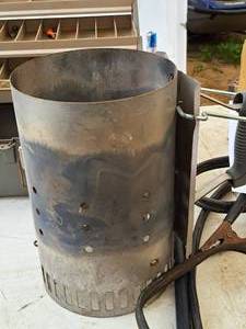 lot 1023 image: Weber BBQ Grill Chimney Charcoal Starter
