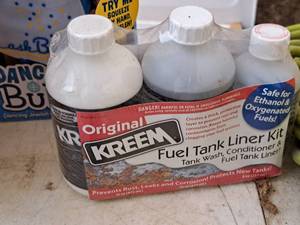 lot 1046 image: Kreem Fuel Tank Liner Kit (in original packaging)