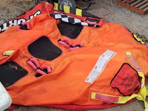 lot 1061 image: SportsStuff Super Marble 3-Person Water Tube
