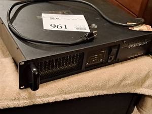 lot 961 image: Audio Centron Rack-Mount Stereo Power Amplifier RMA-1650