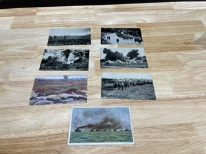 8 World War I Postcards US & UK