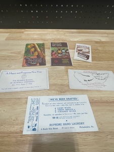 3 Hersheys Booklets 1934 & 1960 and 3 Vintage Advertising Ink Blotters