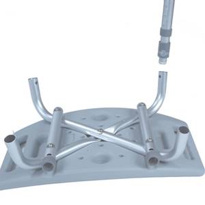 lot 29 image: Deluxe Aluminum Shower Bench without Back - Grey