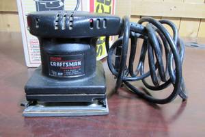 lot 54 image: SearsCraftsman 14 Sheet Finishing Sander - Vintage Tool