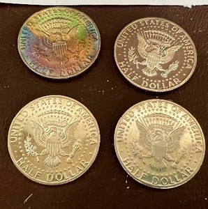 LOT OF 4 KENNEDY HALF DOLLAR PROOF COINS