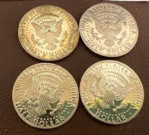 LOT OF 4 KENNEDY HALF DOLLAR PROOF COINS